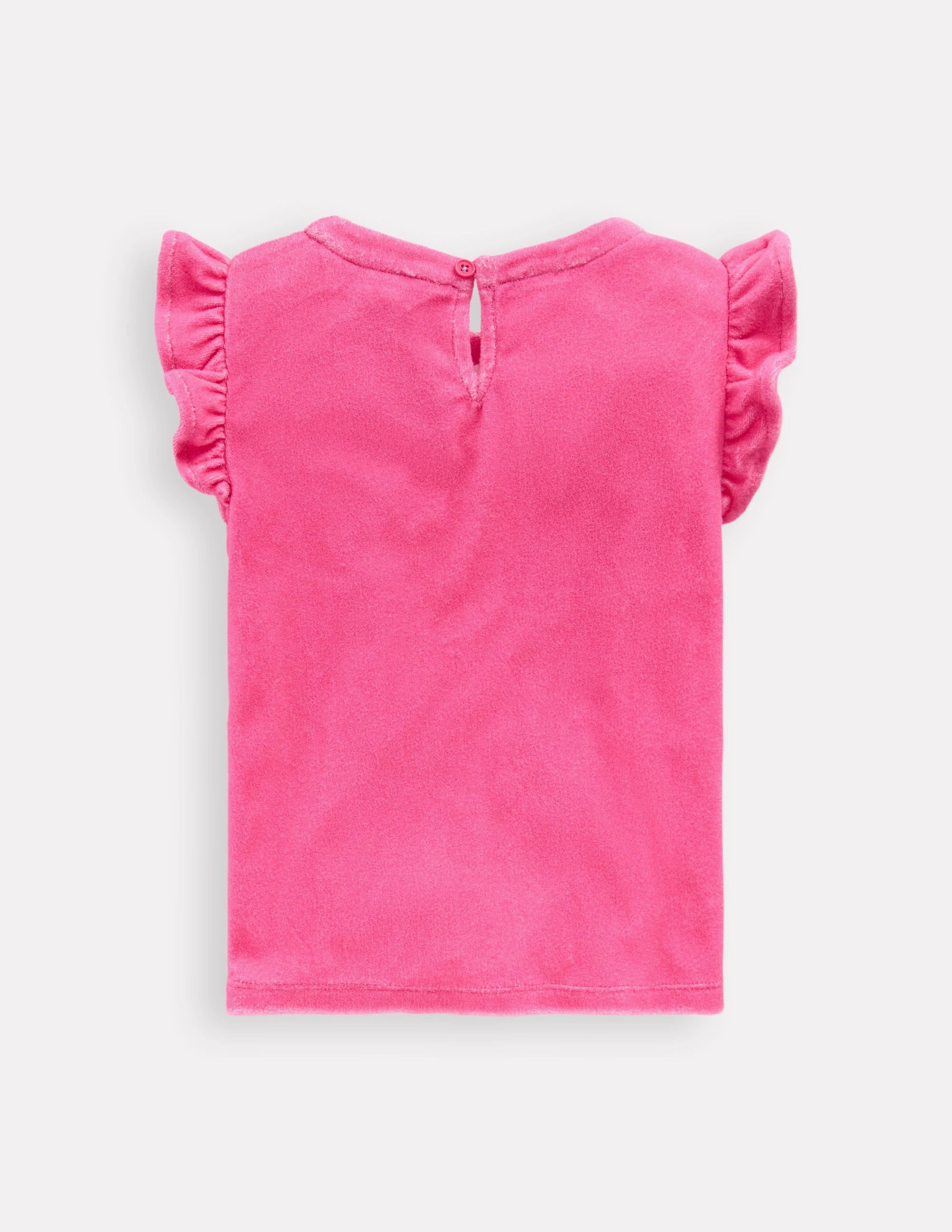 Relaxed Towelling Top-Sorbet Pink ReinforcedShoulderConstruction ButterySoftTextile