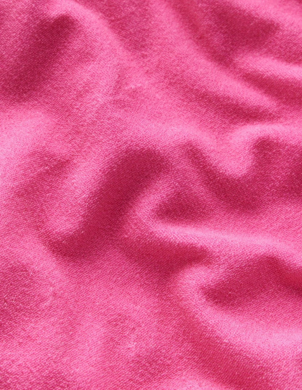 AntiSnagYarnProcessing Relaxed Towelling Top-Sorbet Pink