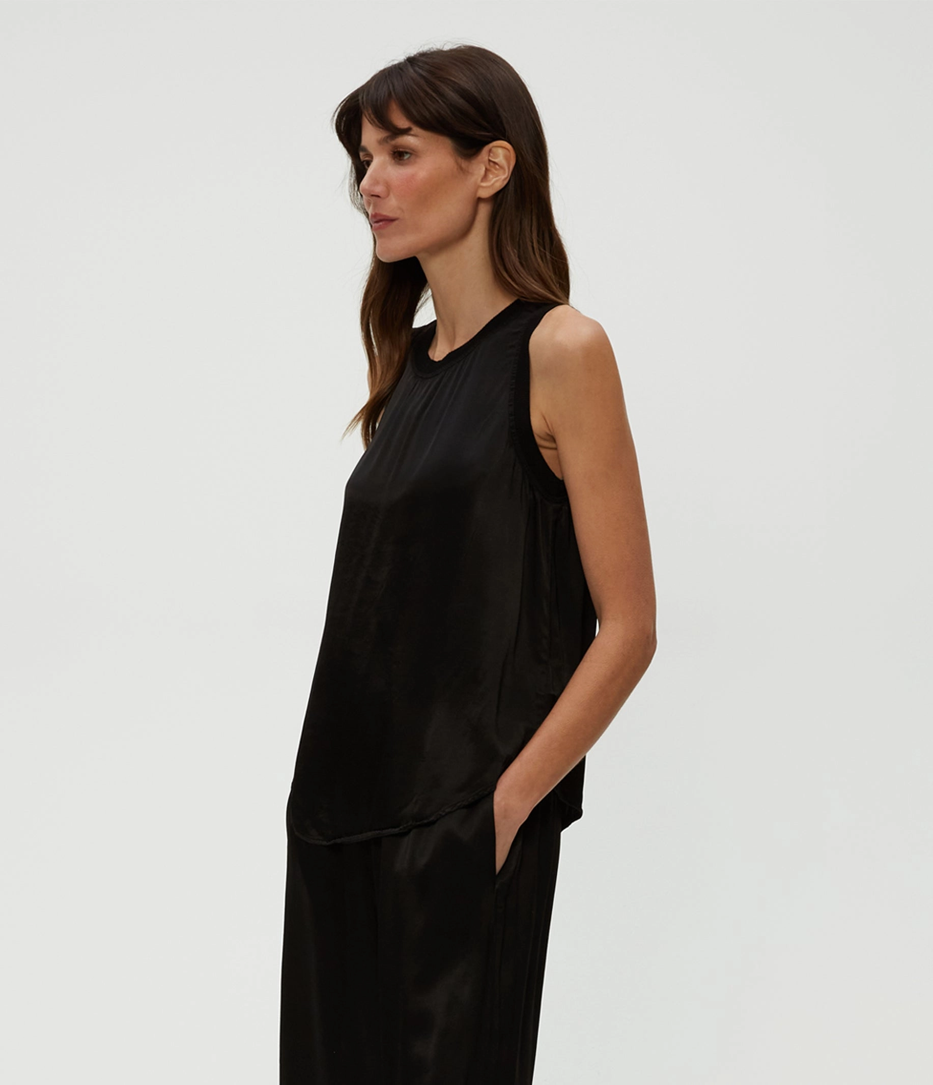 SHAY SATIN RIB BINDING TANK OdorControl Technology