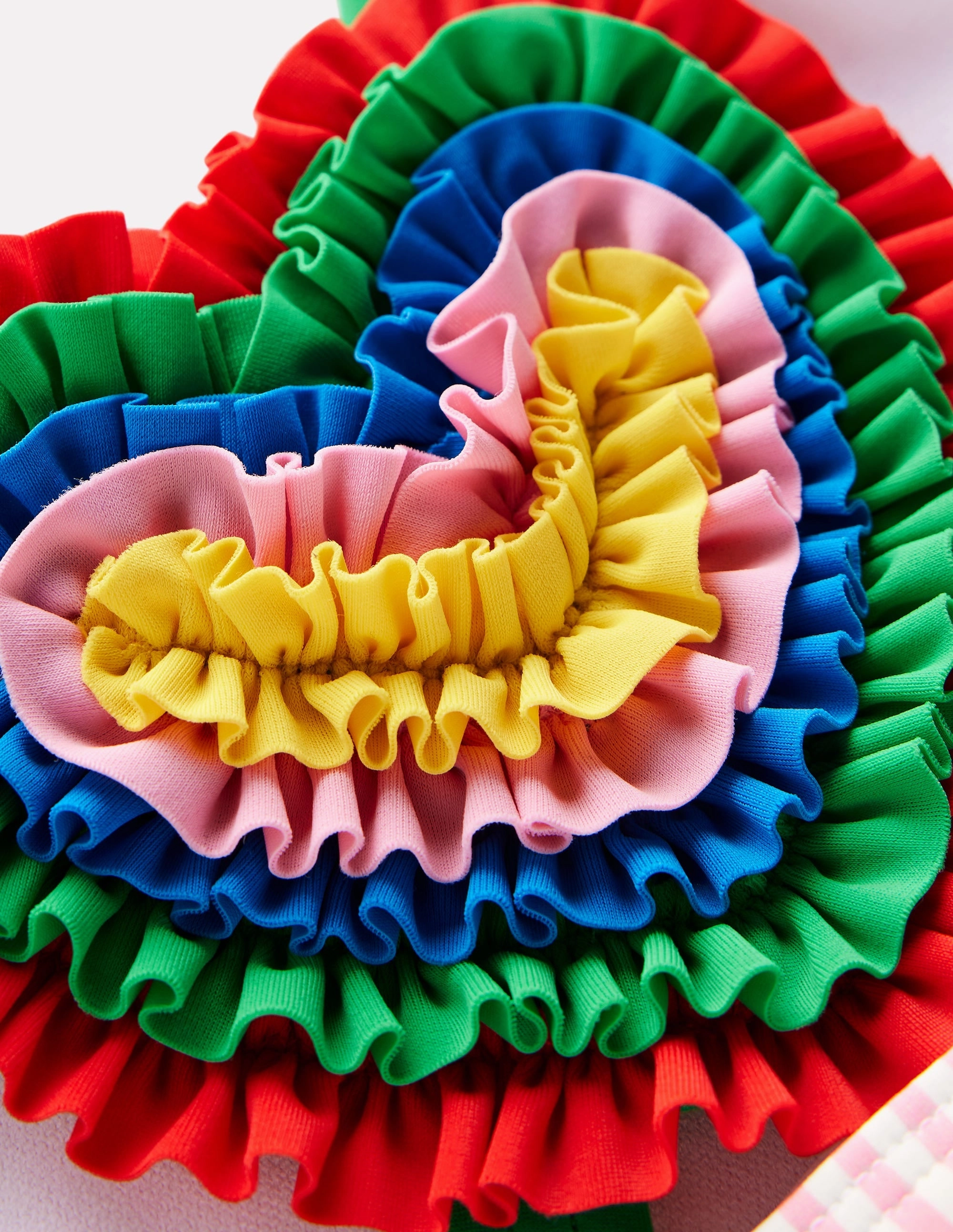 stain resistant coating Eco Friendly Fabric Applique Back Swimsuit-Chalk Pink Heart