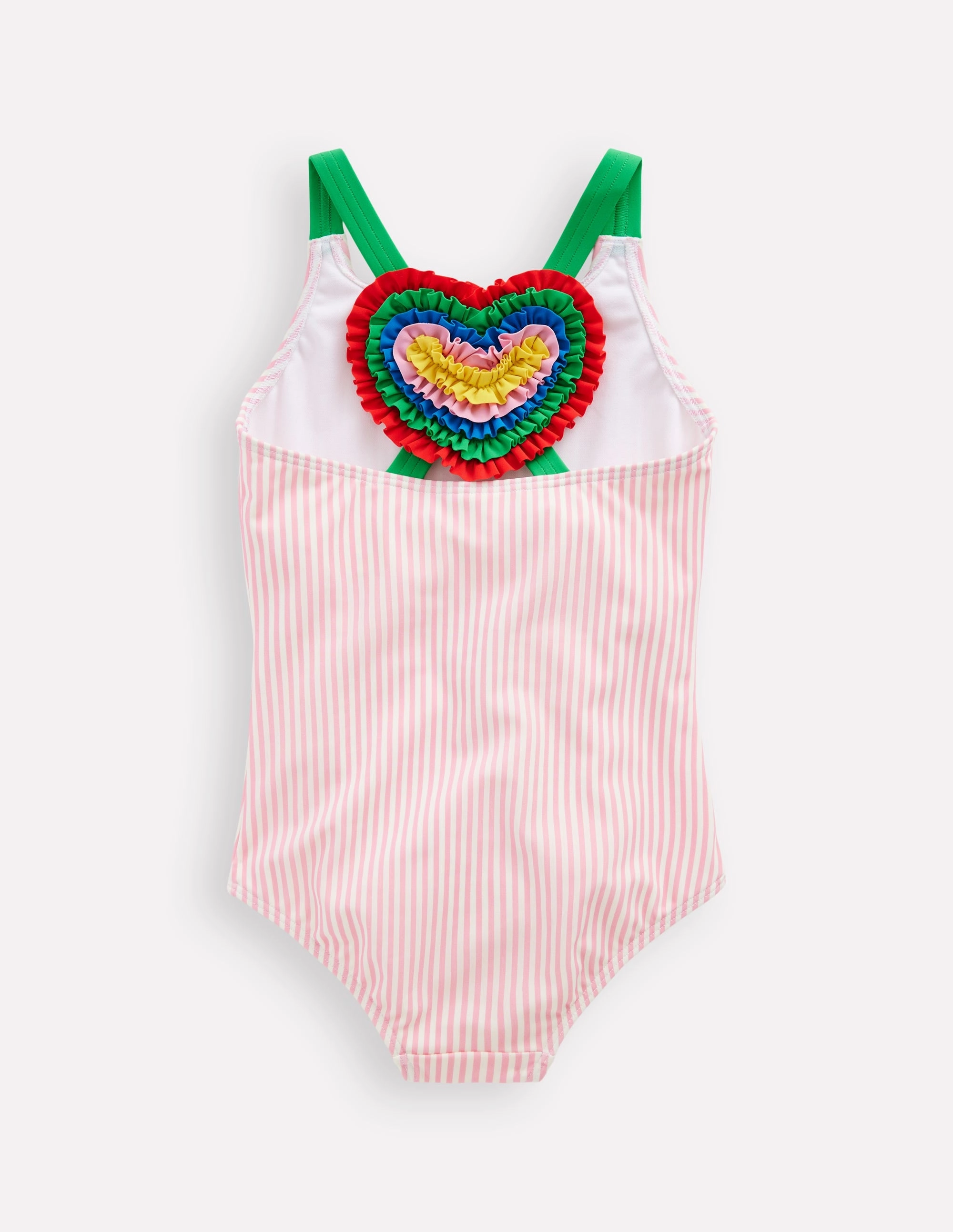 Dynamic Contour Fit Applique Back Swimsuit-Chalk Pink Heart