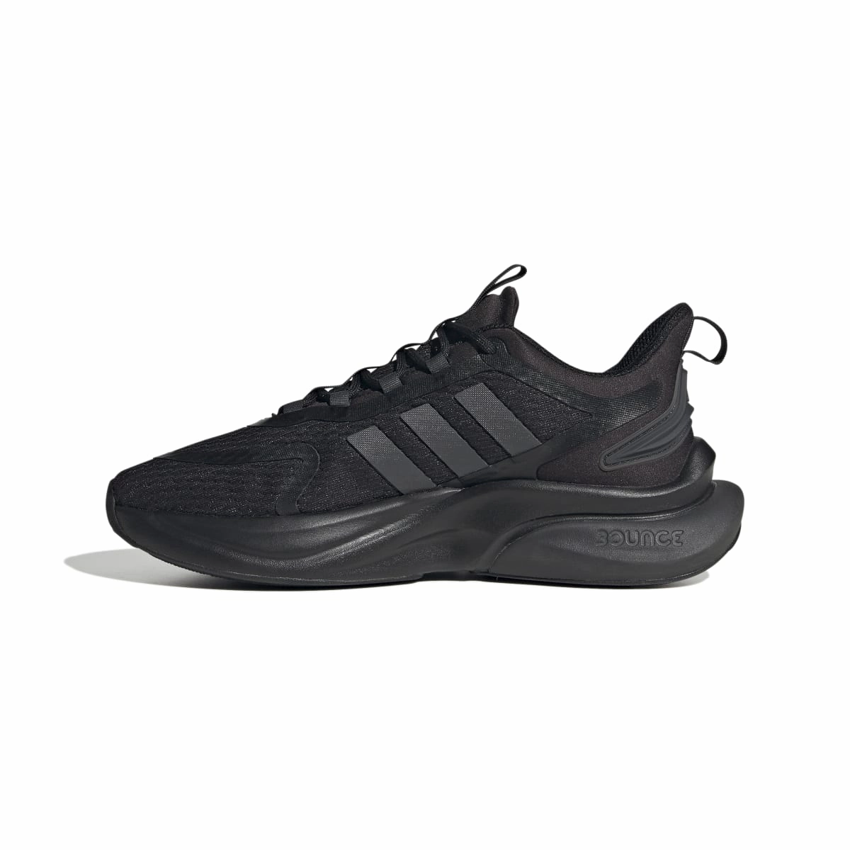 ADIDAS HP6149 ALPHABOUNCE  WMN'S (Medium) Black/Carbon/Gold Mesh Running Shoes Stage Glow Comfort Fit