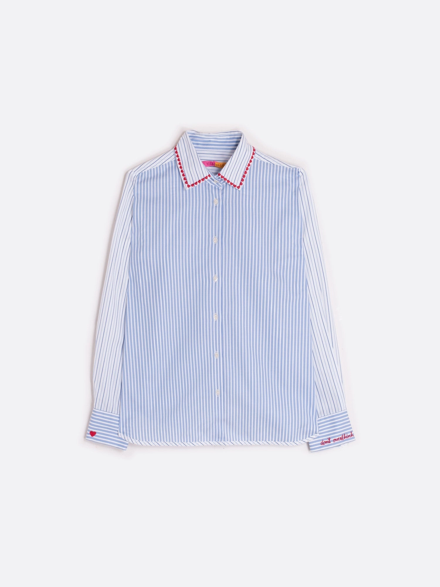 HEART COLLAR SHIRT Moisture Wicking Material