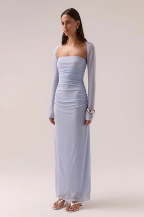 Myriad Bolero Dress Cool Blue plus-size