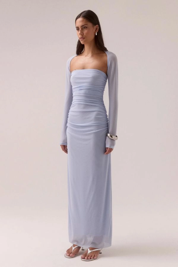 Myriad Bolero Dress Cool Blue plus-size