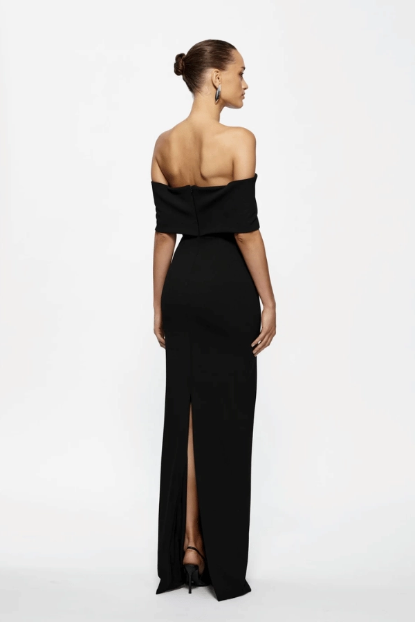 Rosalind Gown Black Classic Movement Feminine Energy
