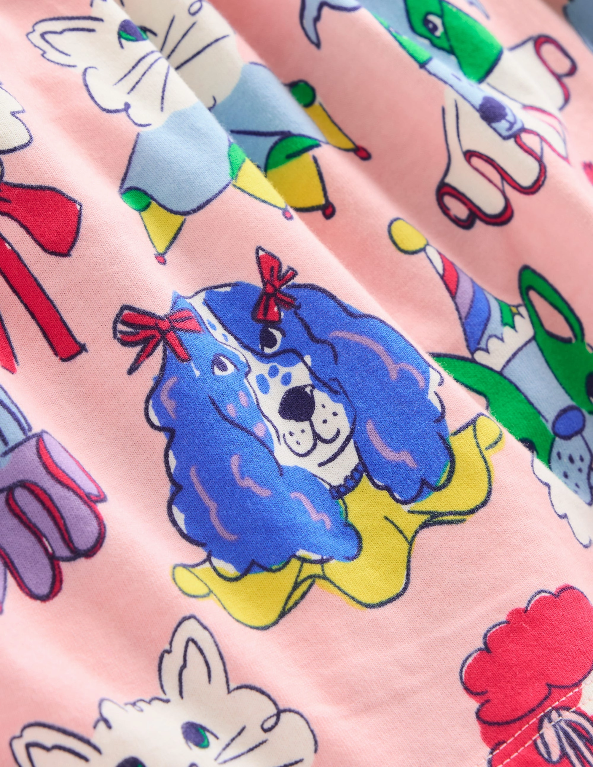 Trendy wrap gown Modern Fit Ruffle Neck Jersey Dress-Chalk Pink Parade Pets