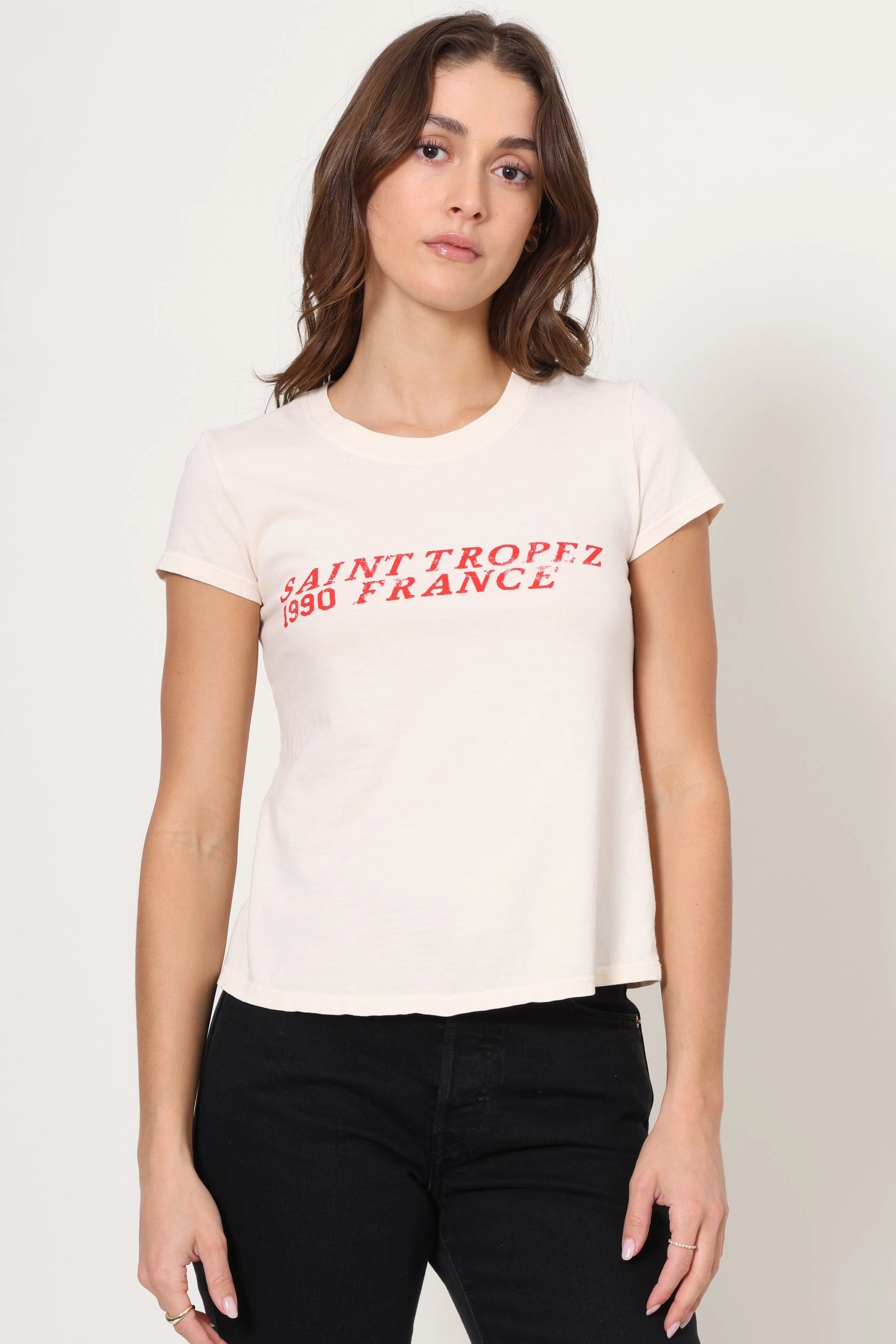 Raglan Sleeve SAINT TROPEZ 1990 FRANCE TEE