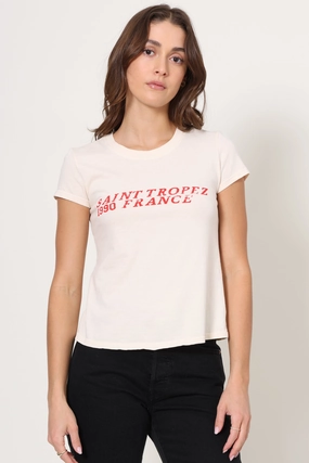Raglan Sleeve SAINT TROPEZ 1990 FRANCE TEE