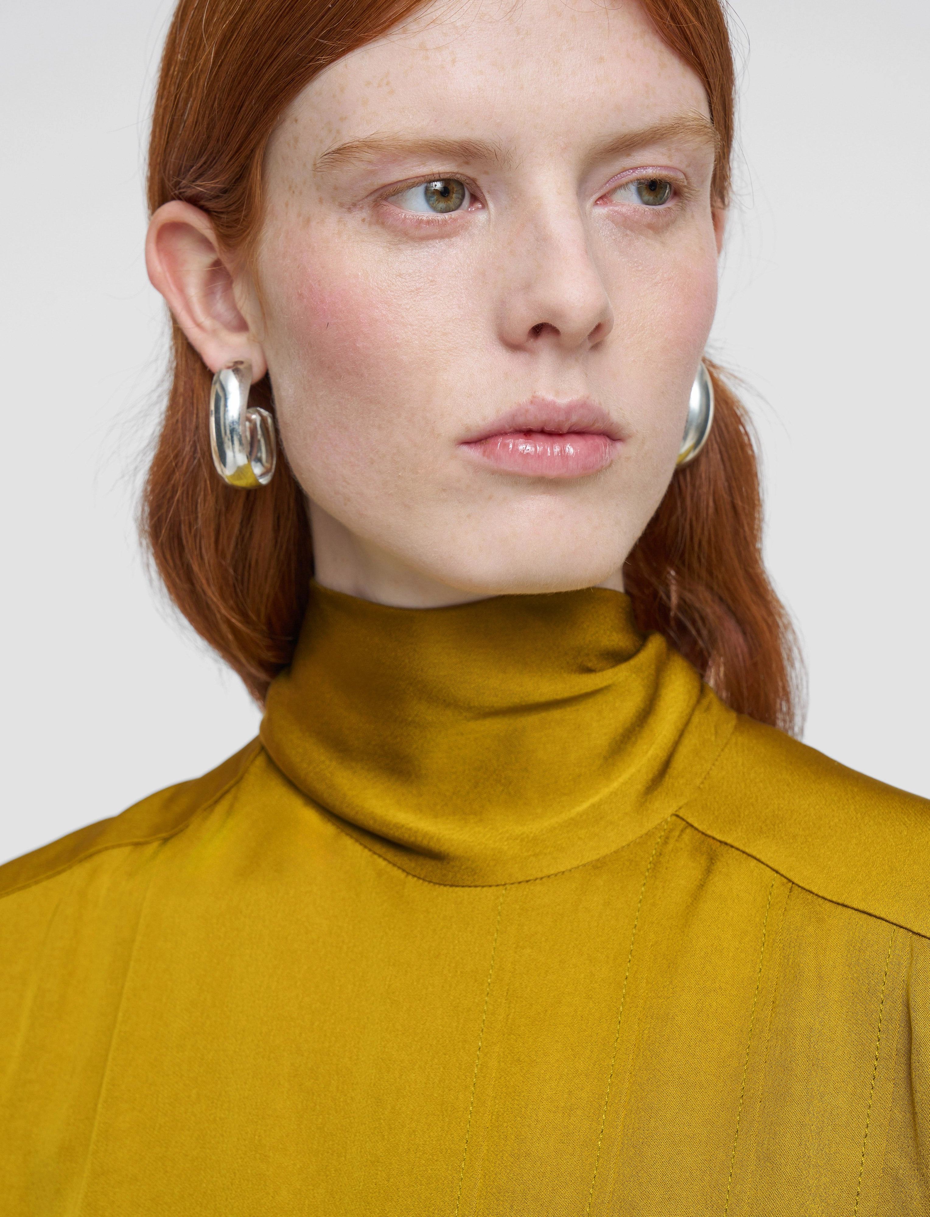 Spring Vibe Sleek Fit Sandy Light Crepe Dress