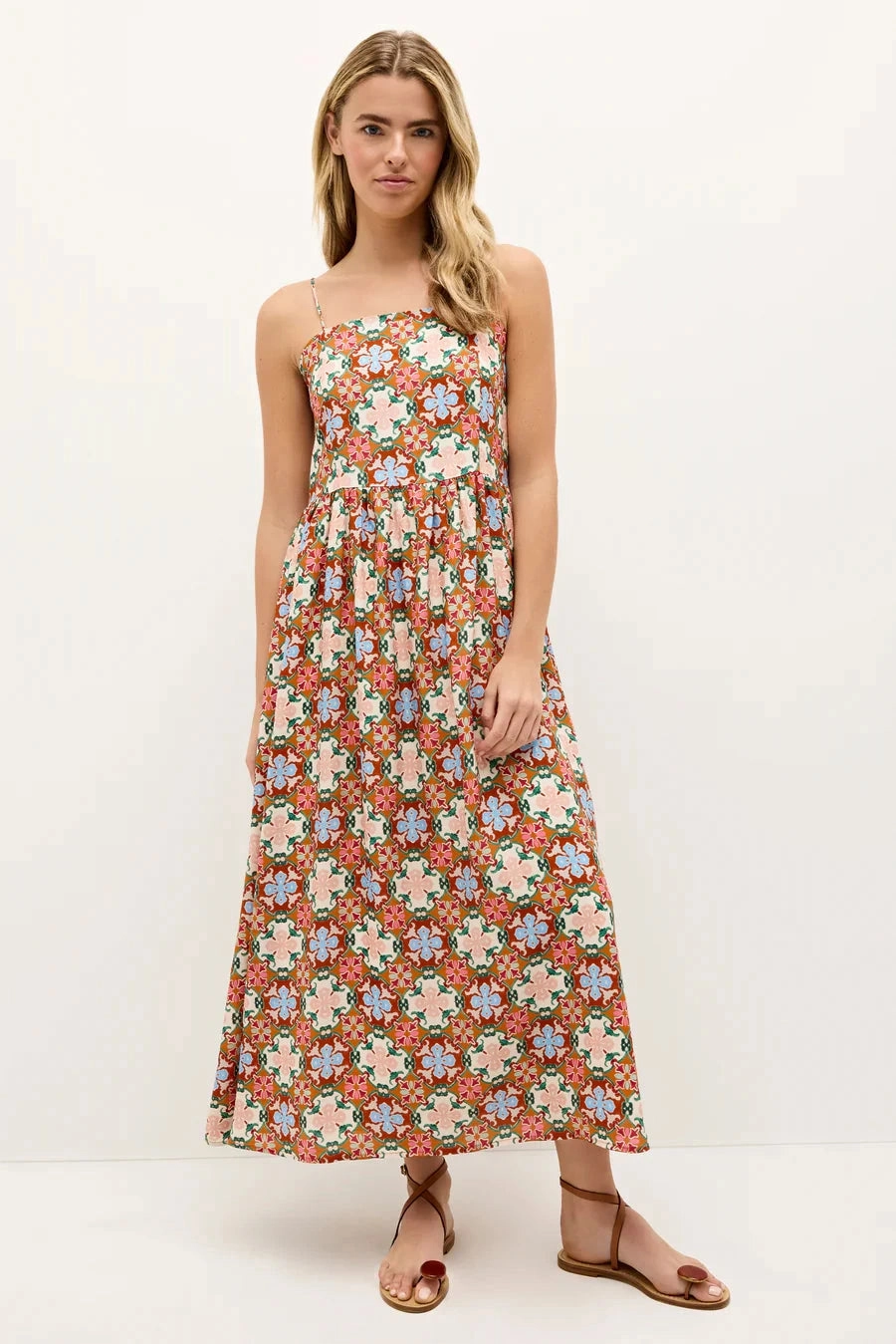 Josie Dress Mosaic Comfort and style Resort Vibes