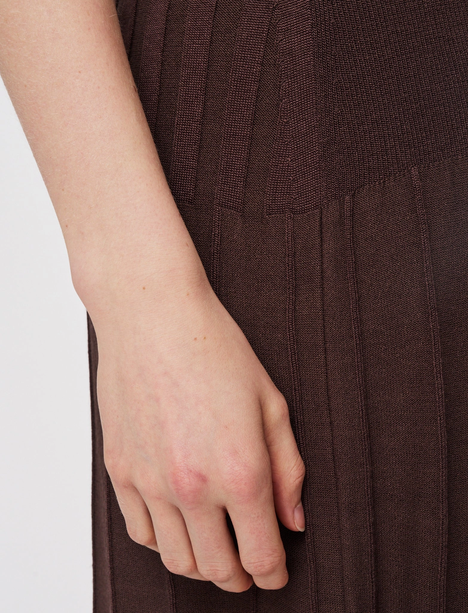 Fit Vibe Satiny Rib Knit Dress