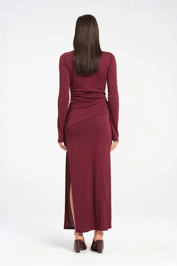 Sacha Maxi Dress Plum Luxe Mood