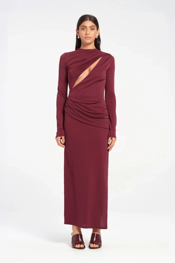 All-Purpose Comfort Sacha Maxi Dress Plum