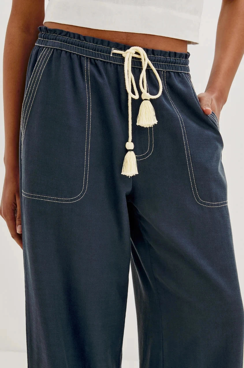 Hidden Zip Pockets ReinforcedBeltLoops Campo Pant Navy