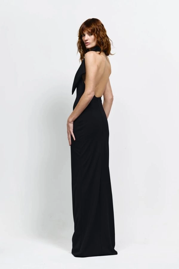 Artistic Flair Sleek Volume Carlson Gown Black
