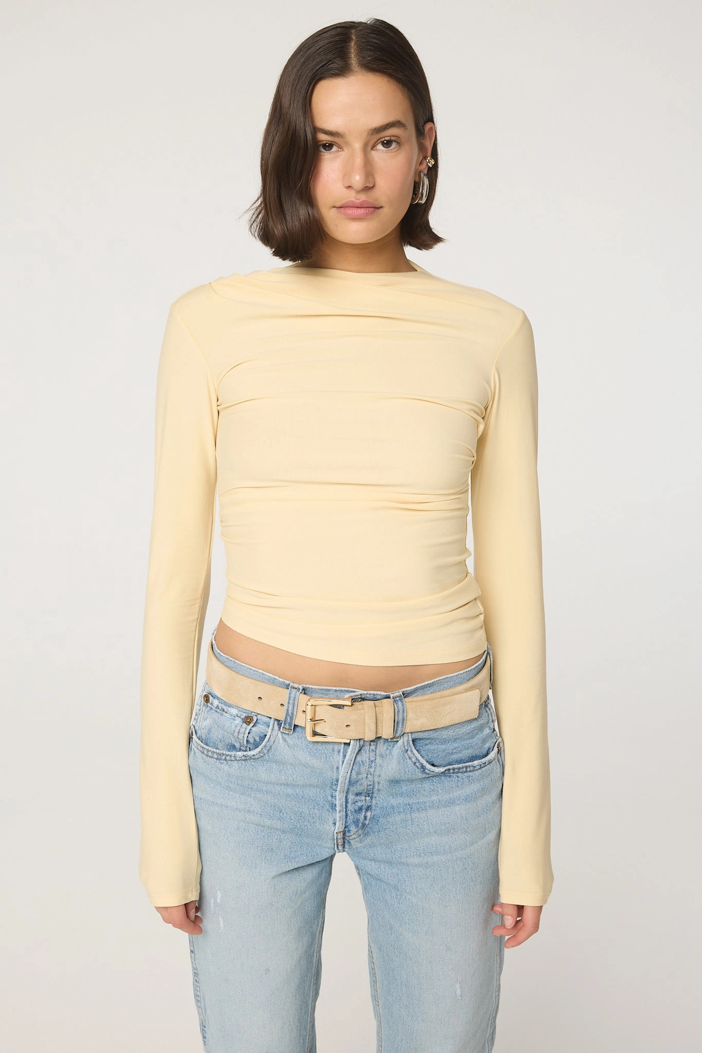 SELMA LONG SLEEVE TOP OrganicCotton LatticeKnit