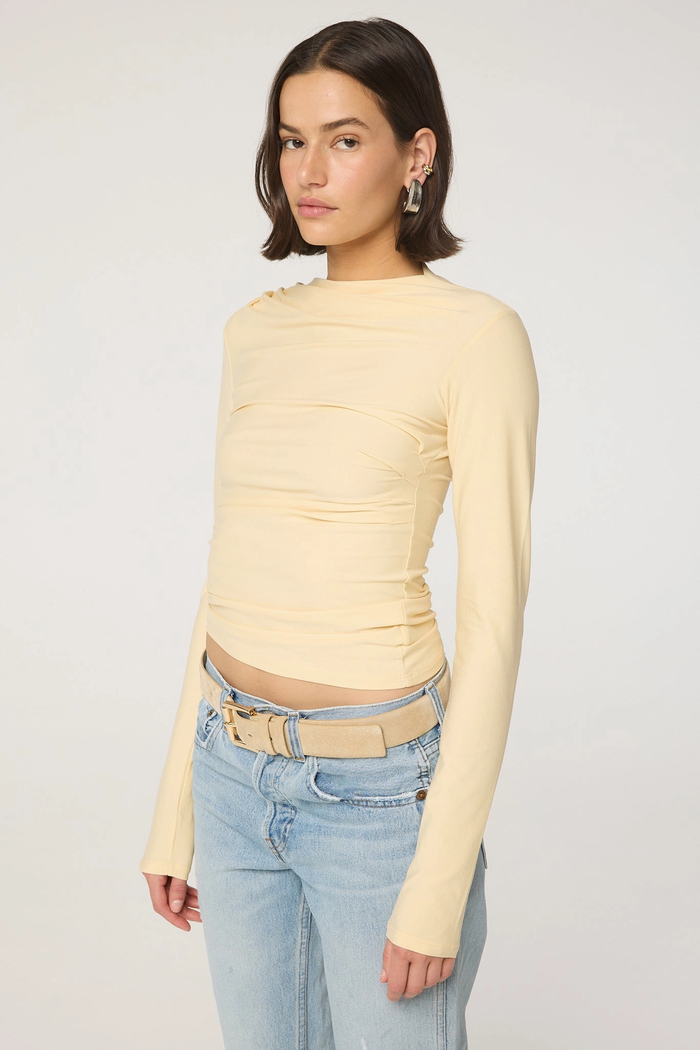 YarnDyed Stripes SELMA LONG SLEEVE TOP