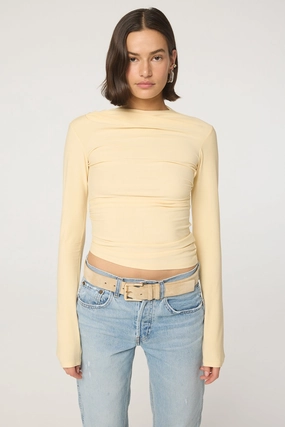SELMA LONG SLEEVE TOP OrganicCotton LatticeKnit