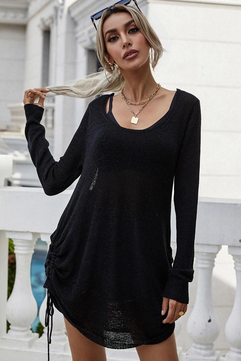 SEXY LOOSE TOP BioBased Fiber Wrinkle Resistant Texture