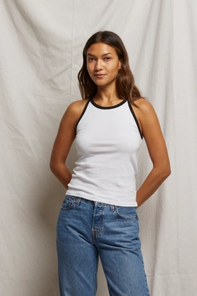 SHAE ATHLETIC COLOR BLOCK TANK All-Purpose Wear Lightweight Blouse