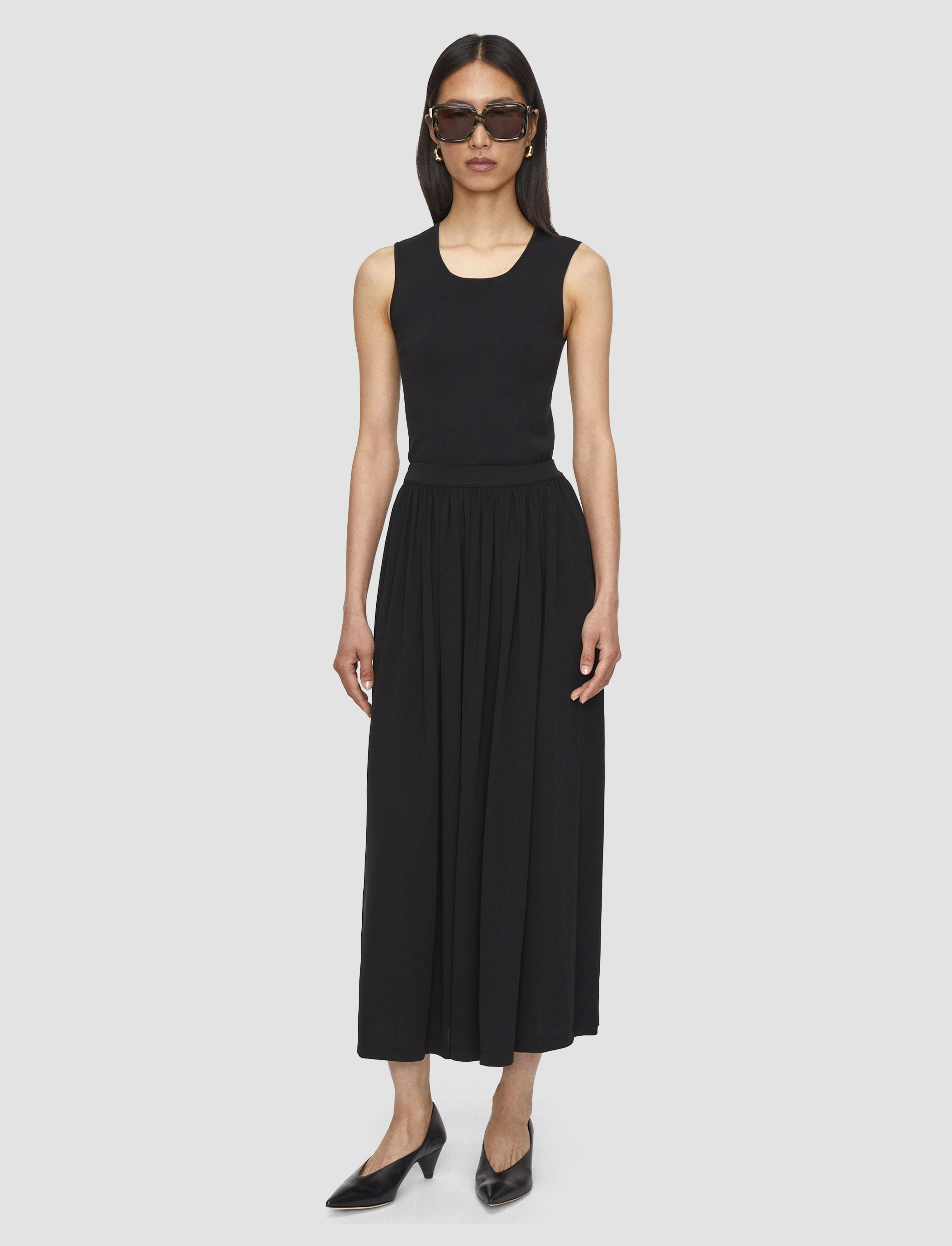 Seasonal Drop Modern Combo Vidal Crepe Jersey Skirt
