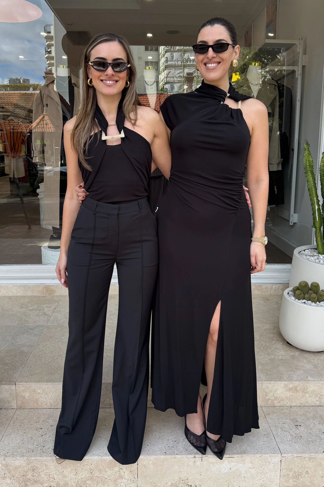 Allegra Midi Dress Black All-Season Comfort Hot Now