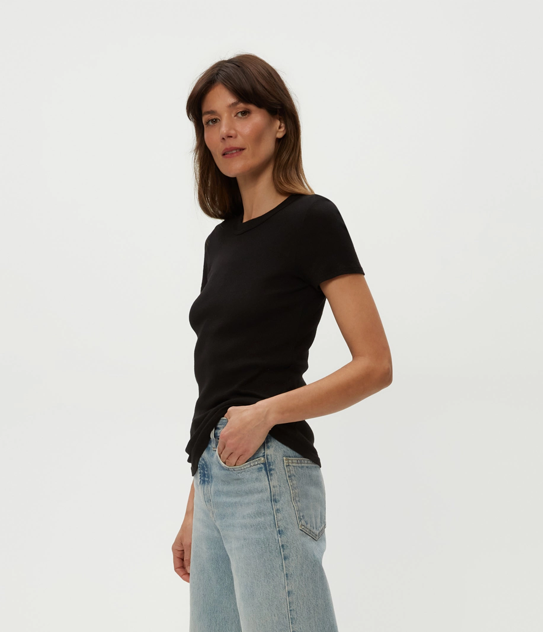 LaserCut Edges Flatlock Seam Technology SHINE SHORT SLEEVE CREW