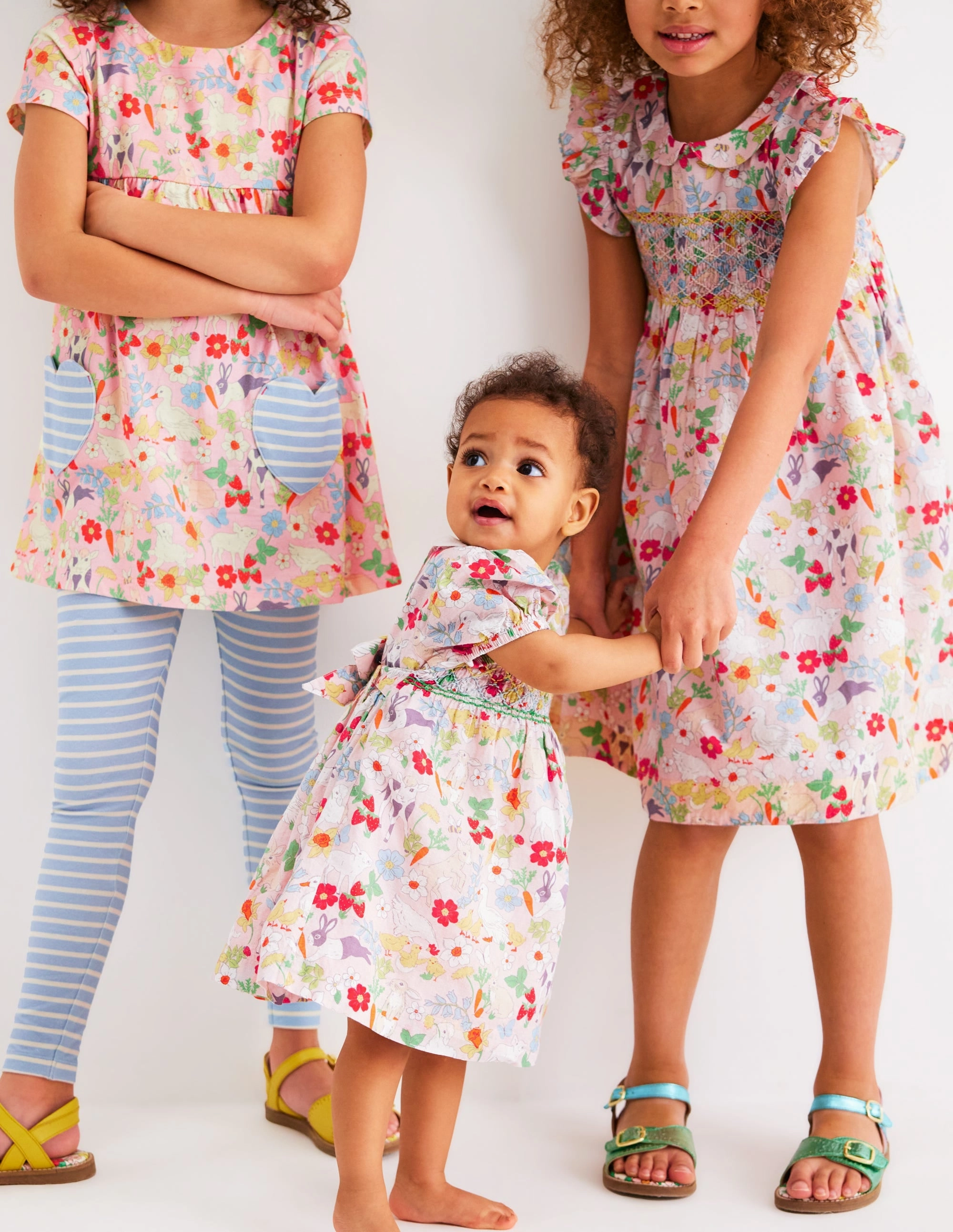 Adeline Smocked Dress-Lilac Spring Meadow Modest Look