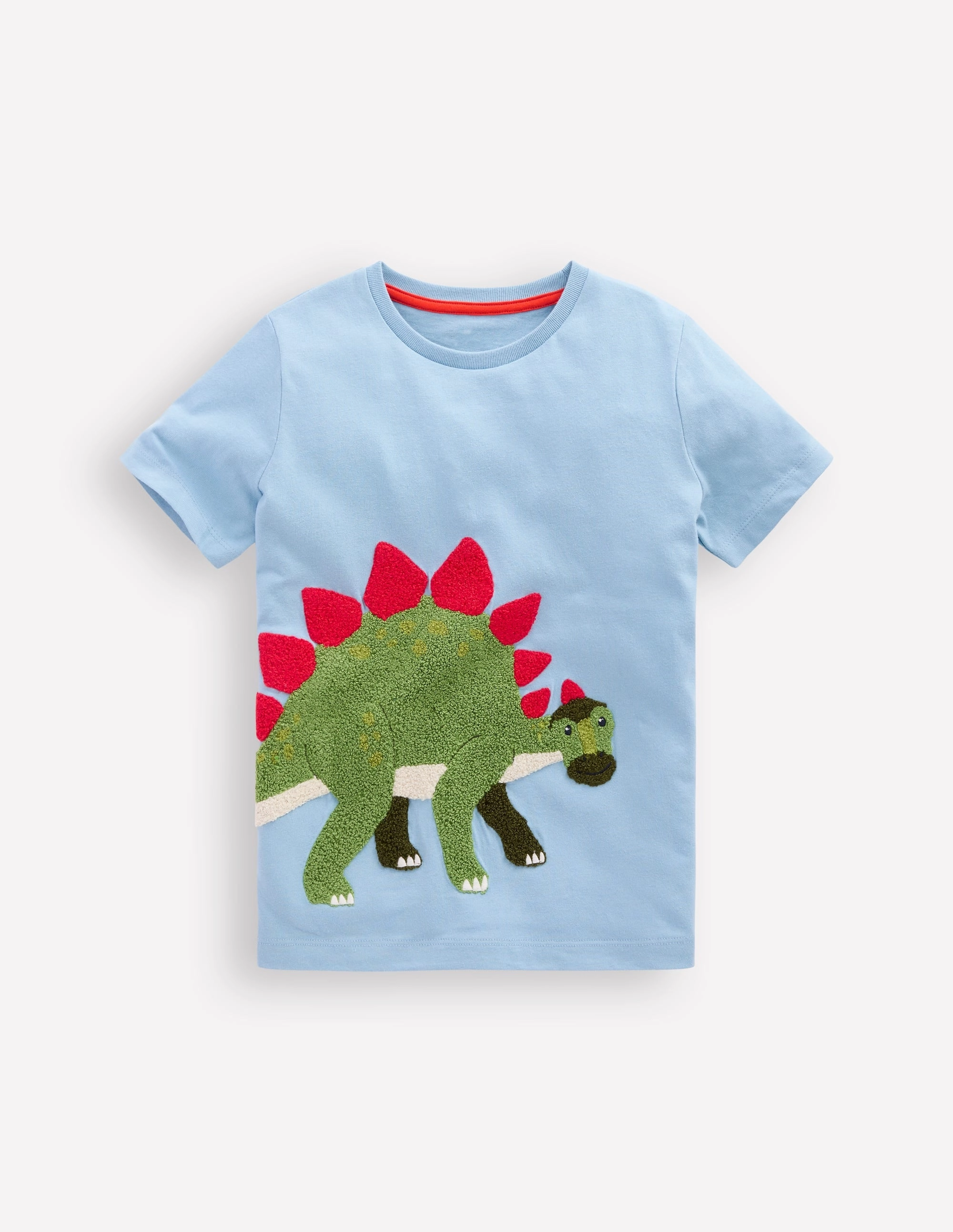Short Sleeve Boucl T-shirt-Glacier Blue Dino StretchFit Water Repellent Coating