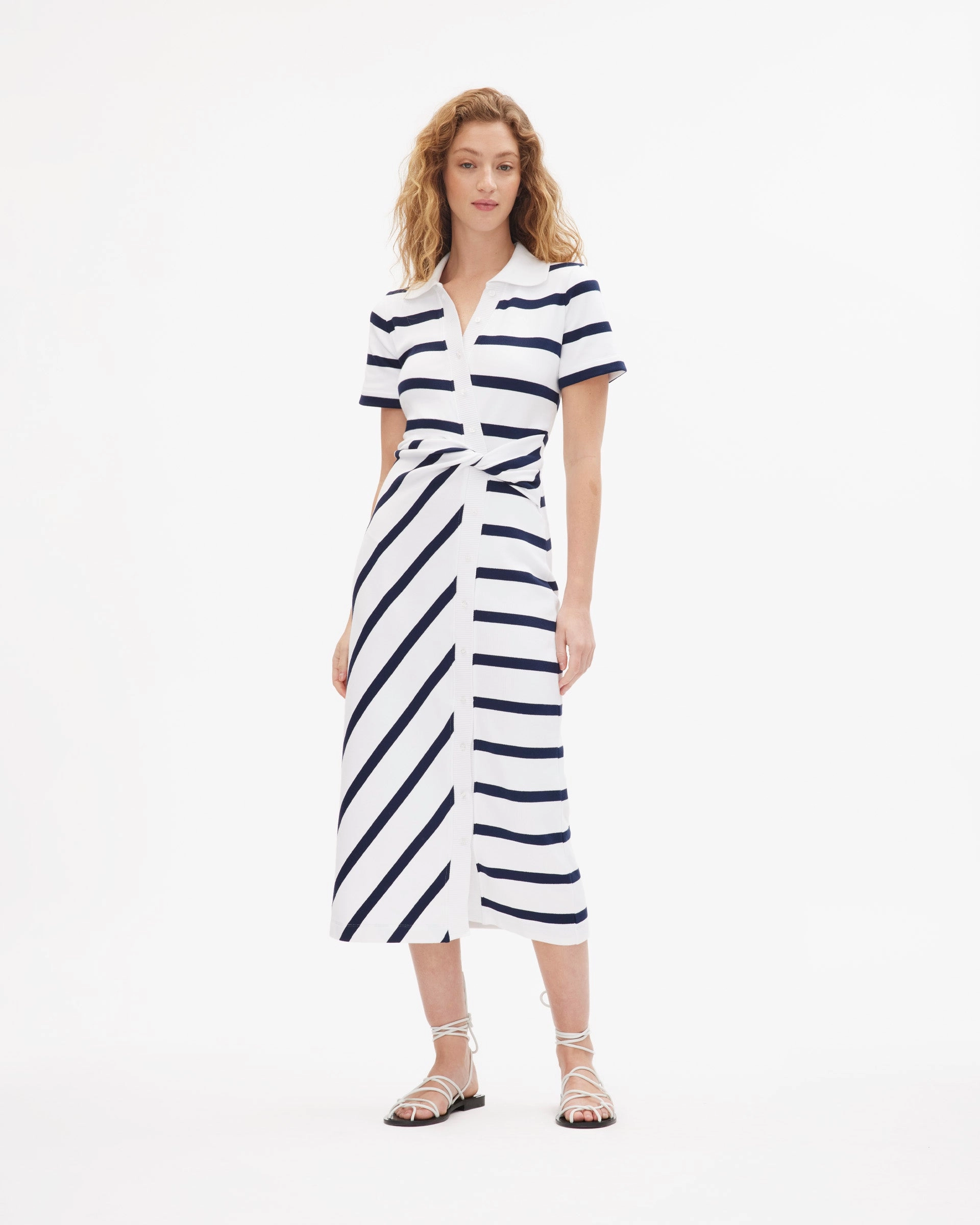 Daytime Mood Short Sleeve Ellicot Dress
