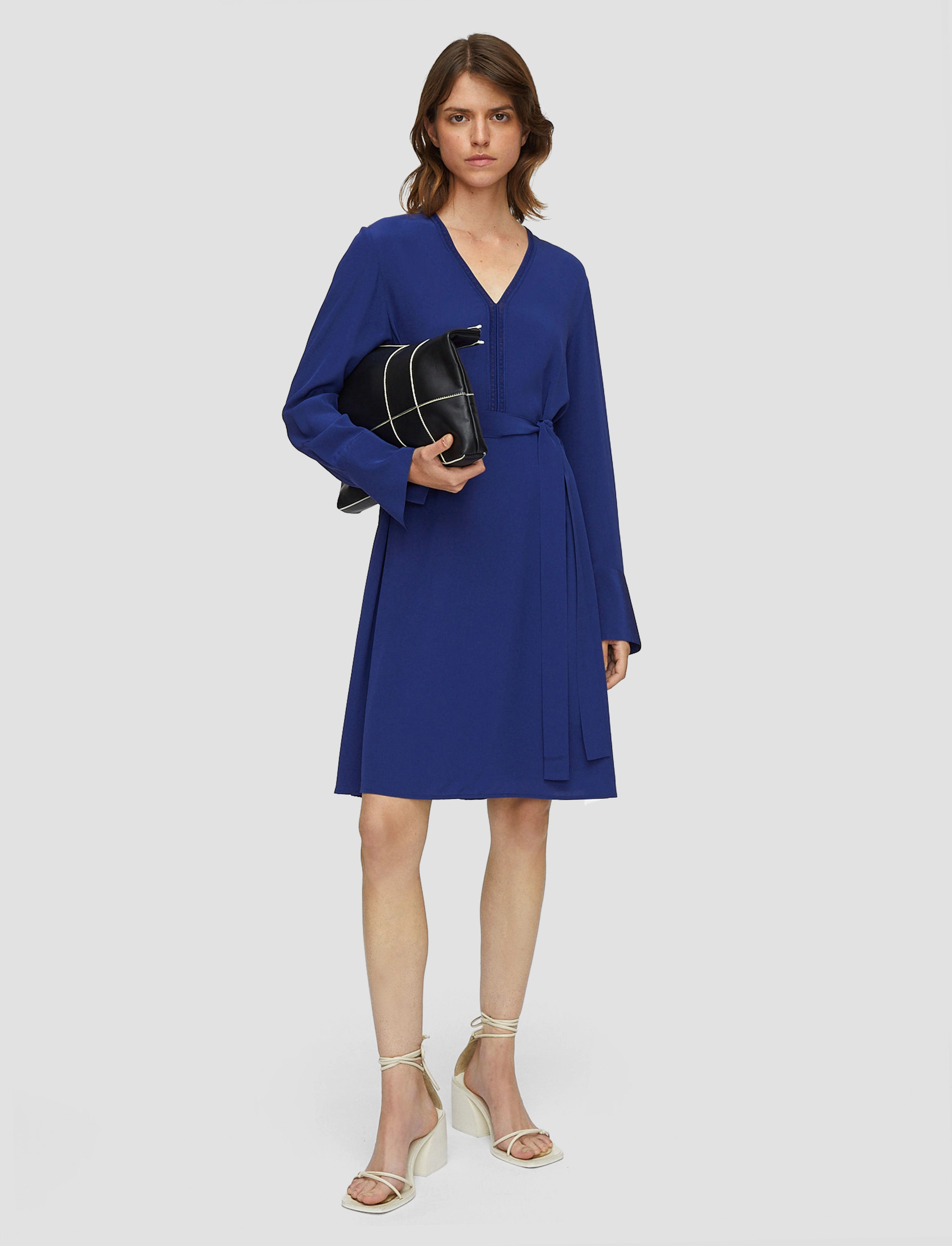 Layering Fit Siam Crepe de Soie Silk Dress