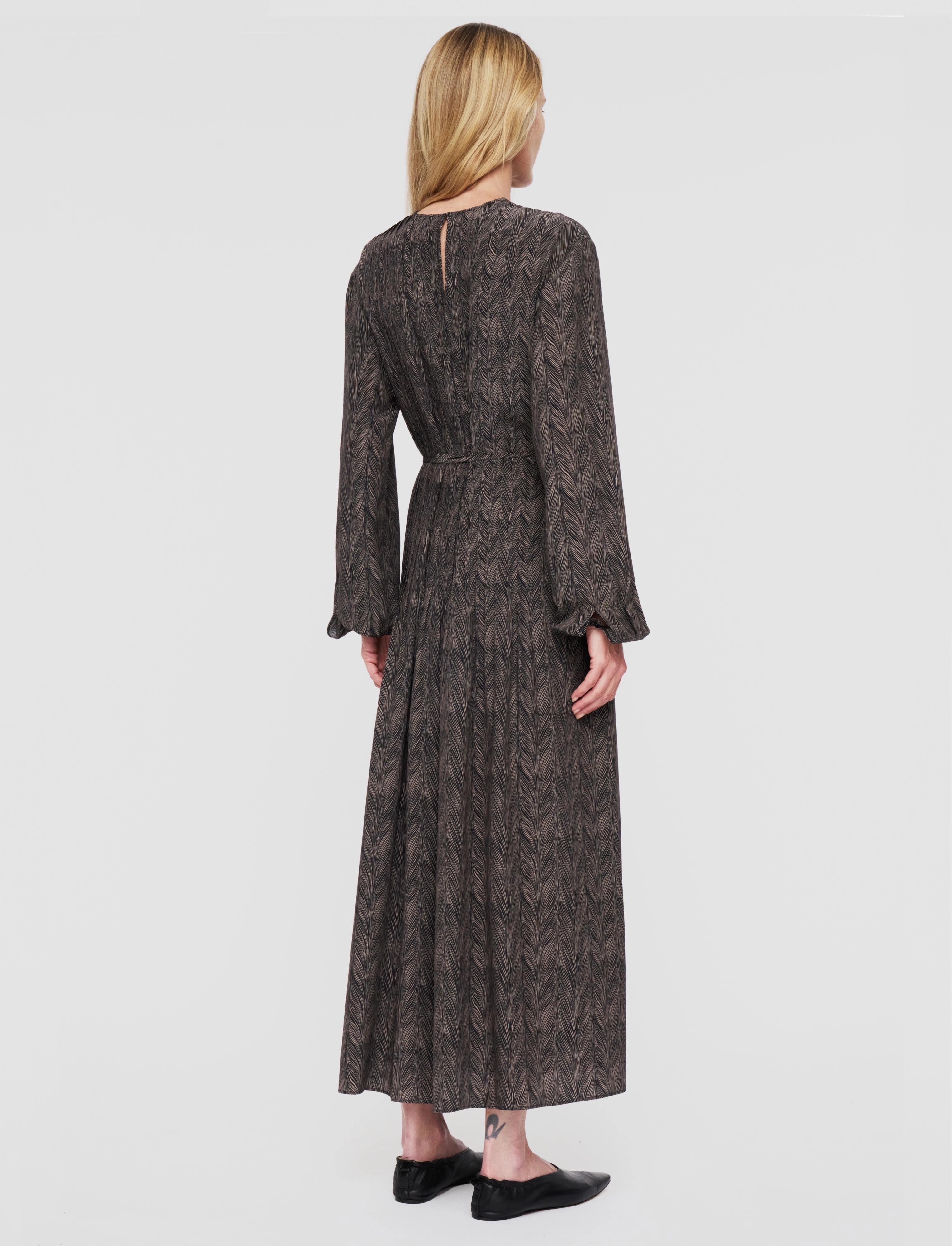 Sophisticated Touch Sibelle Crepe de Chine Print Silk Dress