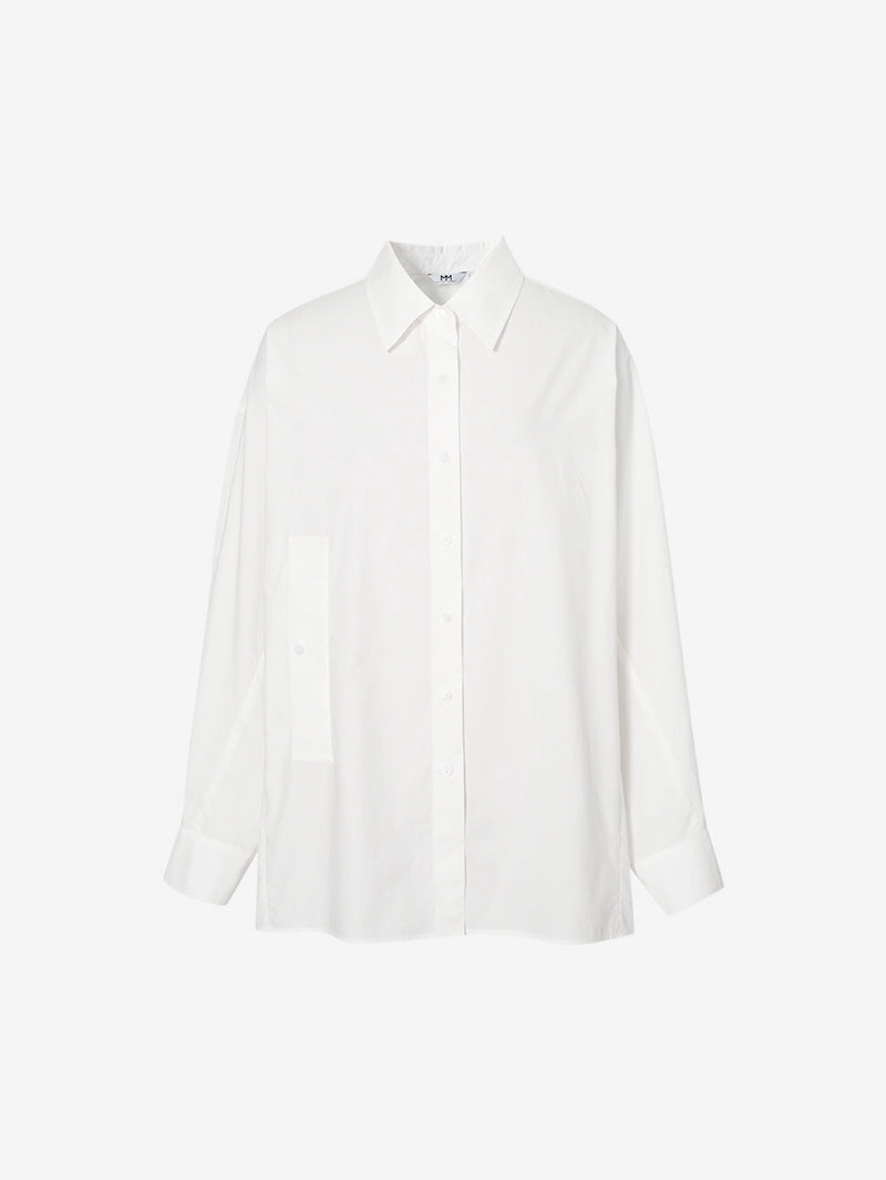 Versatile Layering Comfortable Collar SIDE POCKET BUTTON DOWN