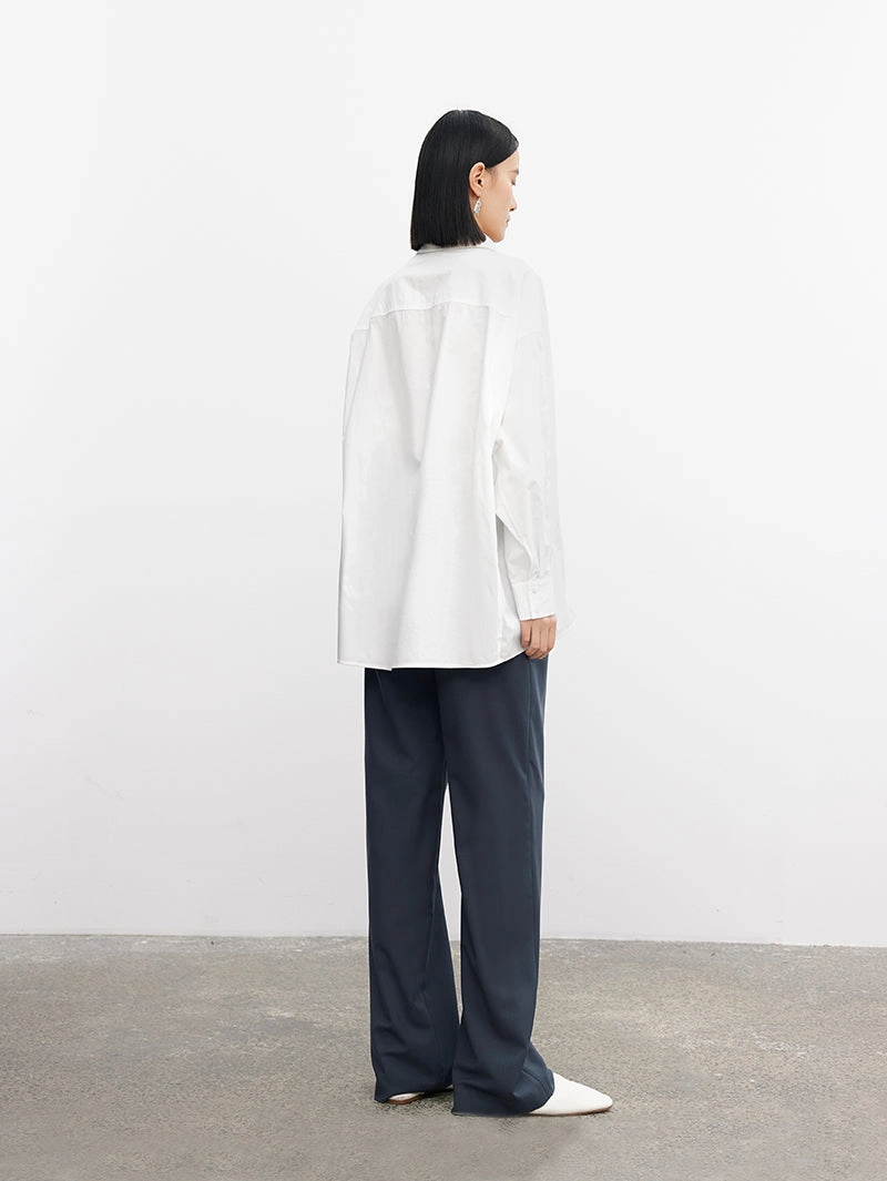 EthicallySourcedMaterial SIDE POCKET BUTTON DOWN