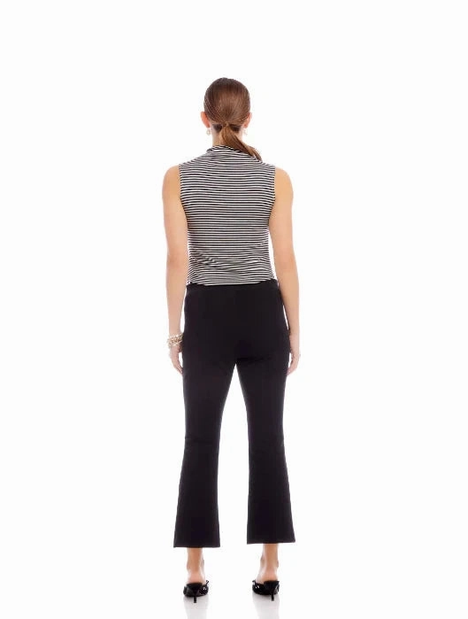 Versatile Waist Sigourney Pintuck Pants Navy