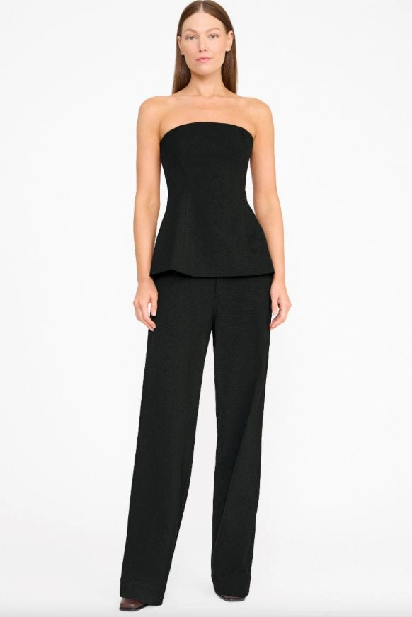 Silvia Top Black Reinforced Seam Technique QuickDry Texture