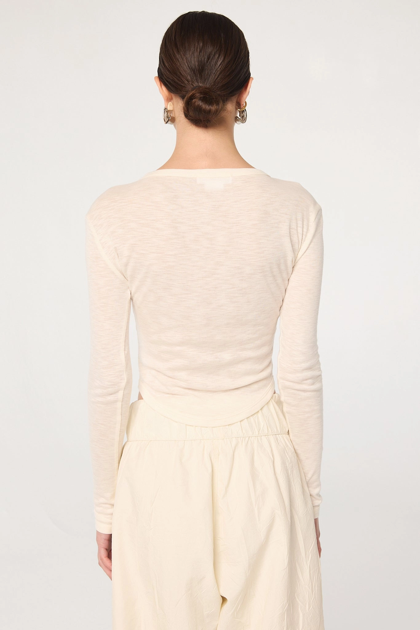 Temperature Control Fabric StretchMaterial SIMON LONGSLEEVE SLUB