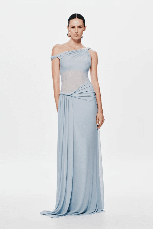 The 'Sisal' Dress Dove Family Glow