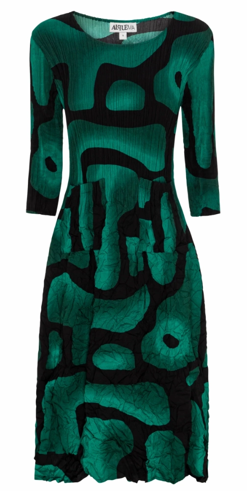 Care-Instructions-Included 3/4 SLV SMASH DRESS