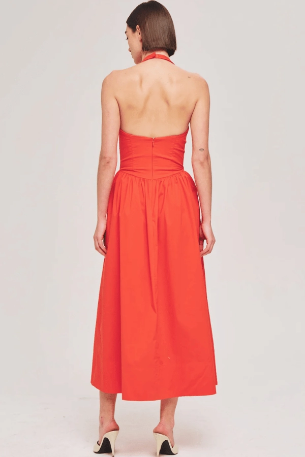 Filippa Dress Fiery Red Relax Comfort