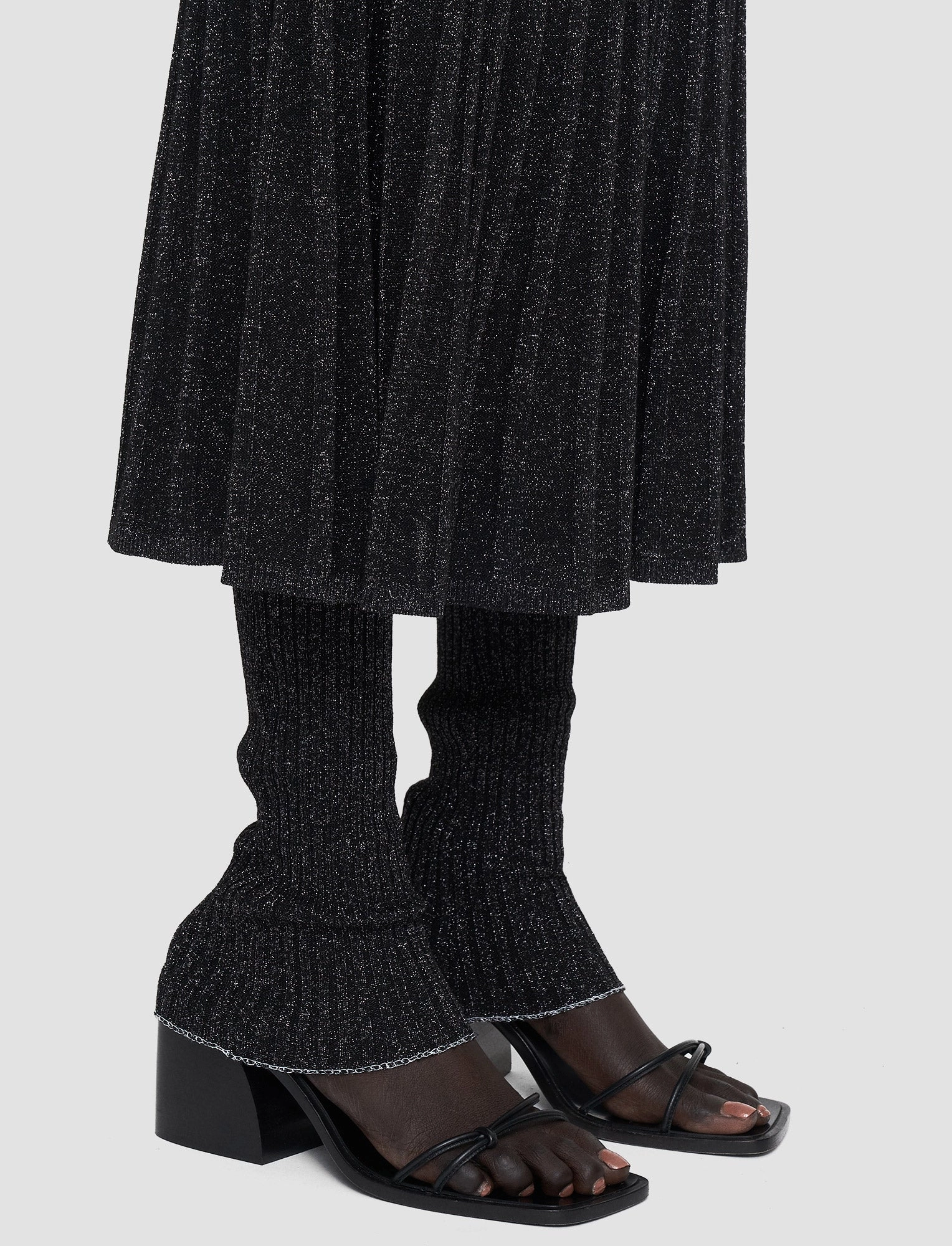 Lurex Knit Skirt Seasonal Layering