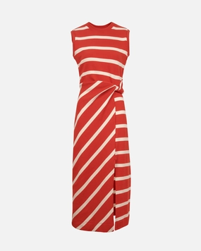 Sleeveless Striped Cody Dress Bright Accent