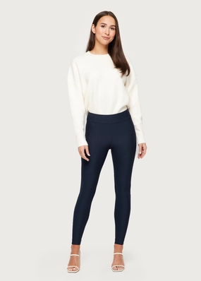 Flex Wear High-waisted fit Jessica Navy Biker Pant With Side Pockets