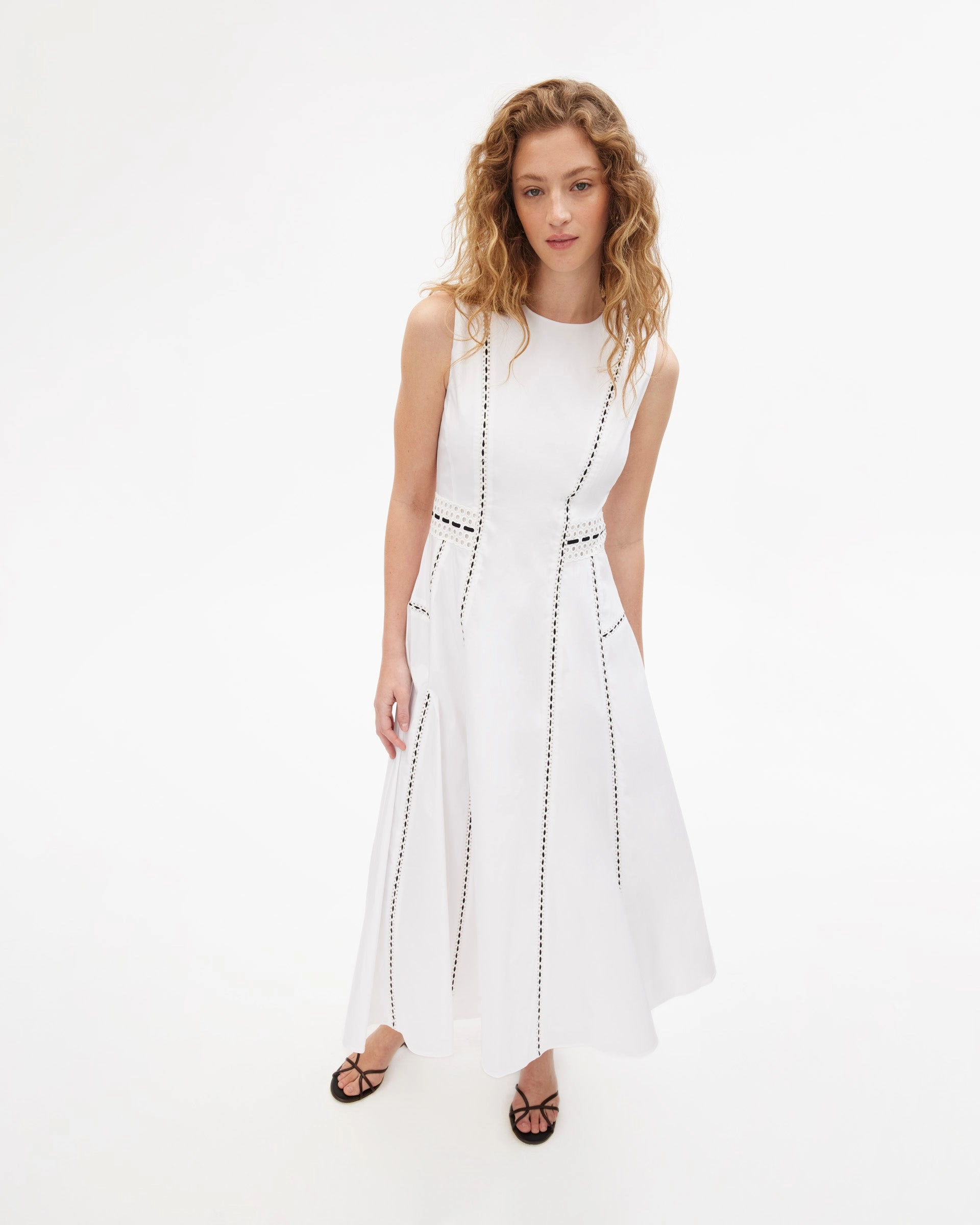 Sloane Dress Asymmetrical hem Casual event outfit