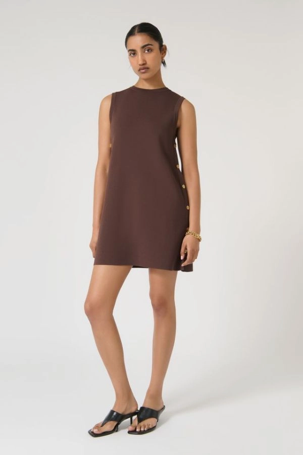 Work Favorite Selena Tunic Chocolate