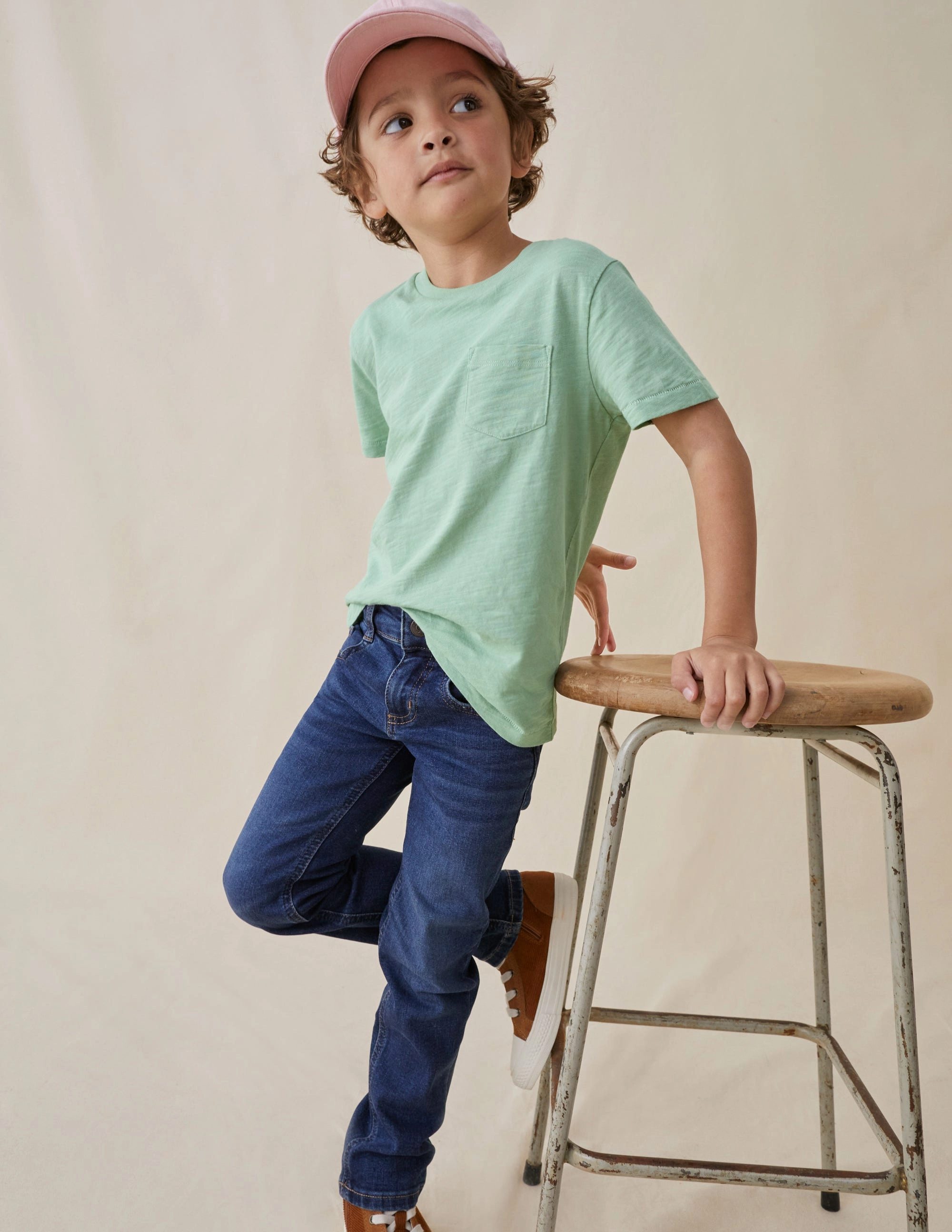 Odor control Dark Vintage Denim Slim Leg Jeans-Dark Vintage