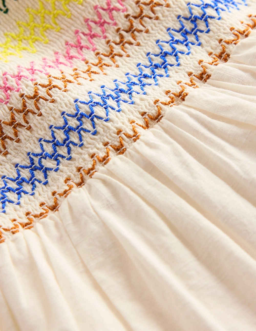 polka-dot Odette Tiered Woven Sundress-Soft Ivory