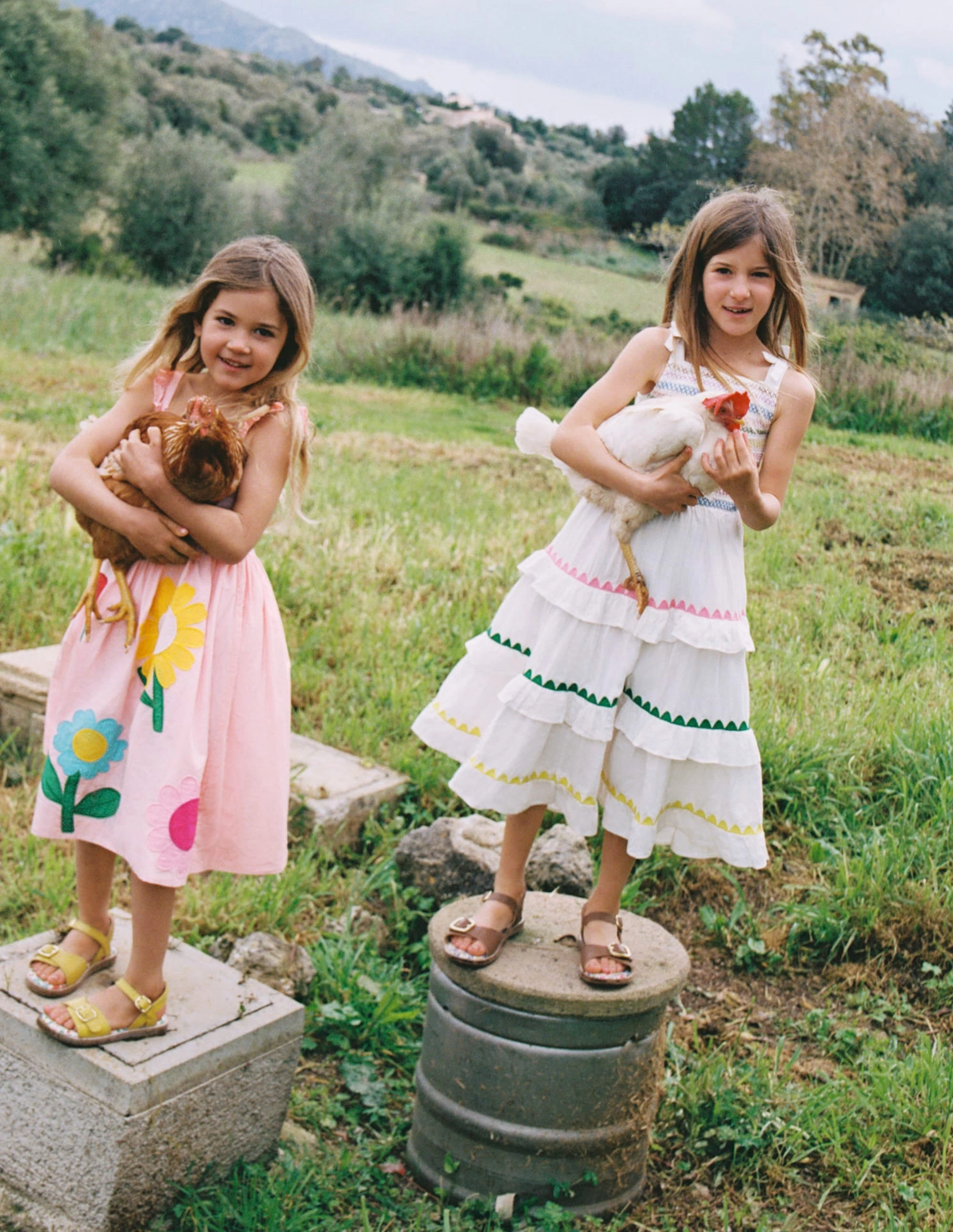Odette Tiered Woven Sundress-Soft Ivory FlatlockSeam