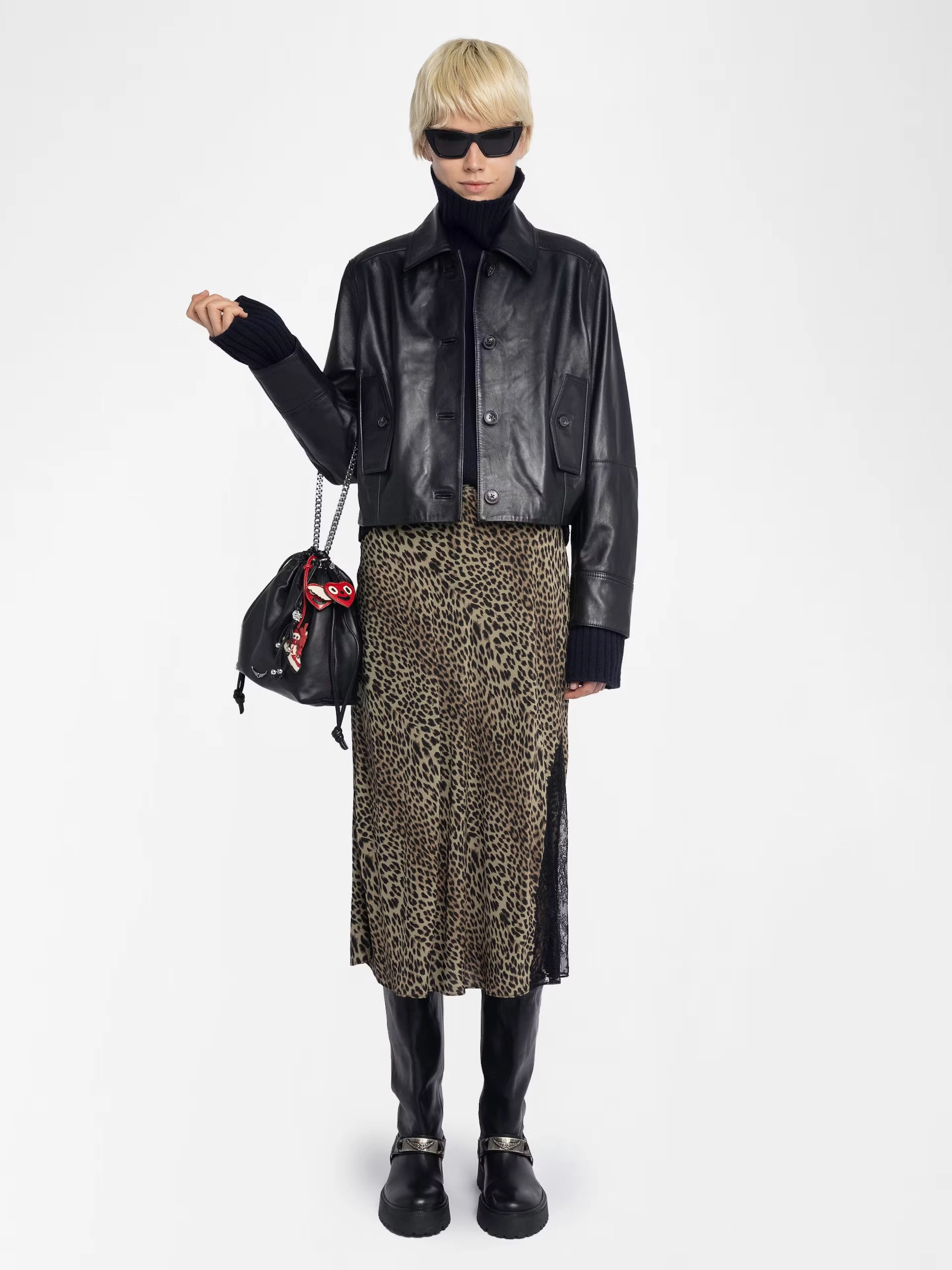 Wrap Closure Jayla Skirt Leaves